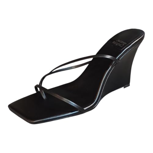 Jeffrey Campbell BISCOTTI Women Sandals - Black - Black / 8 / Medium