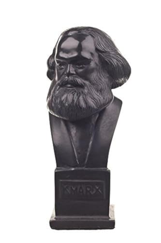 Busto de piedra Karl Marx figura decorativa 12 cm
