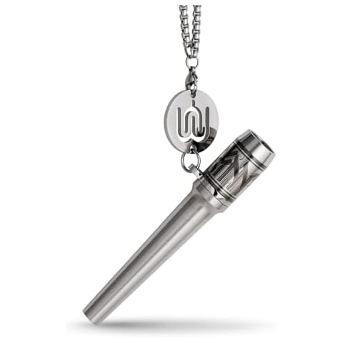 Yimi Hookah® Resuable 304 Stainless Steel Hookah Tip| Universal Hookah Tips with Chain| Personal Hookah Tip with Genuine Leather Pouch Cover