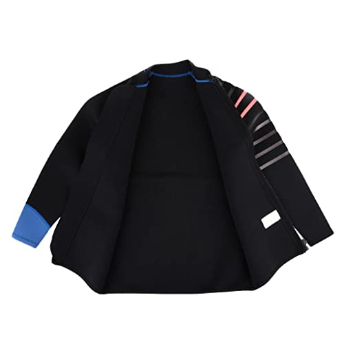 Chaqueta de neopreno para hombre 3MM, manga larga, cremallera completa, talla 3XL miniatura 5