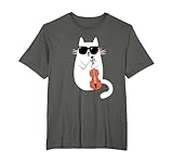 Gato Gracioso con Gafas de Sol de Músico Violín Viola Camiseta