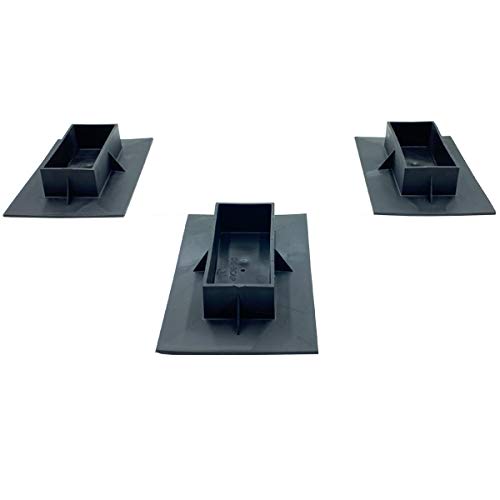 Mr. Shrinkwrap 80B 3-Pack Of Bottom Caps For Shrink Wrap Installation Support Poles cover