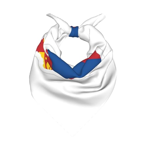 YQxwJL Diadema con estampado de mapa de bandera de Mongolia, pañuelo suave de bolsillo, multiusos, pañuelo de seda para hombres, mujeres y niños
