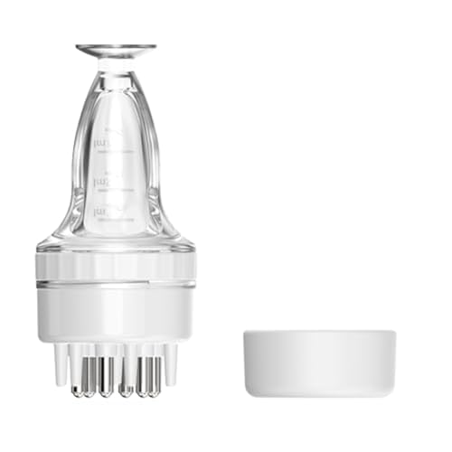 Quystetes Peine Aplicador para el Cabello del Cabelludo, Masajeador, Tratamiento del Cabelludo, Peine Aplicador RaíCes, Botella para Aplicador Crecimiento Aceites Esenciales-B