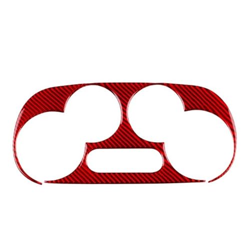 Décoration intérieure Fiat 500 kit cache-aérateur volant rouge