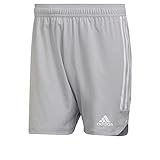 adidas Herren CONDIVO22 Fußball-Shorts, Teamlicht Grau/Weiß, M