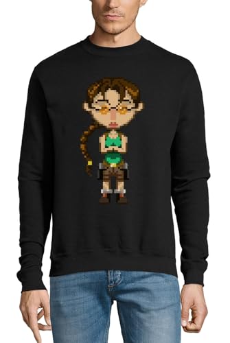 Pull en coton pour fille brune : vêtement noir confortable au quotidien