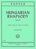 Hungarian Rhapsody, Opus 68 By David Popper. Edited By Leonard Rose. For Cello and Piano...