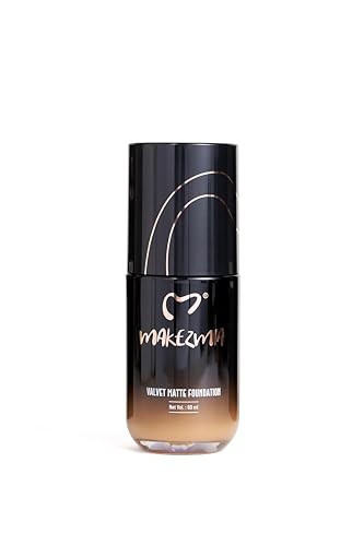 Image of Makezmia Velvet Matt Full Coverage Foundation For All Skin Type 60Ml (Mkz 301)