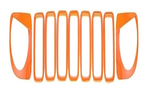 Grilles radiateur de rechange avant orange pour Renegade 19-23