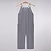 rompers for teens Girls Jumpsuit Kids Fashion Cap Sleeve Wide Leg Pants Romper One Piece Spring Summer Overalls Outfits (Grey, 12-13 Years)