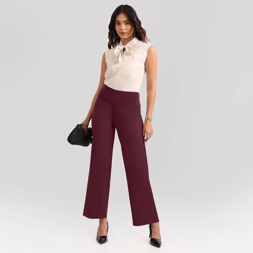 Image of BlissClub Ultimate Wide Leg Pants Lite for Women, Tall (for Women Above 5'5)