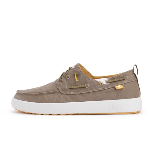 WALK IN PITAS | MAUI | Mocasines de Hombre | Náuticos Casual | Zapatillas de Verano | Zapatos de Hombre Casuales y Cómodos | Zapatos de PITAS para Hombre | Color Taupe