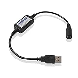 Smarkey Heated Jacket Adapter Charger USB Plug Cable for Milwaukee, Revean, Snap-on, Metabo, Craftsman, AEG, Makita (Easy for Travelling and Outdoor)