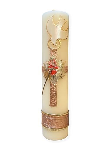 Angelitos de Mexico Faith Holy Spirit Confirmation Candle Vela Cirio de Confirmacion Espiritu Santo Misa Fé Católica