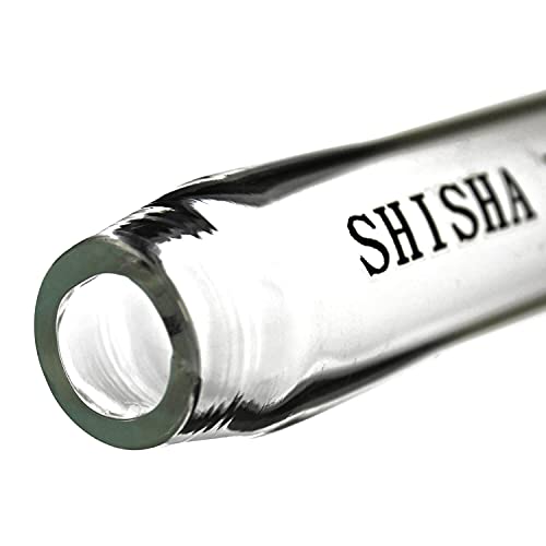 Shisha King® SKS Narrow Glasmundstück 35 cm | Shishamundstück mit mattem Farbverlauf (Clear) – Bild 3