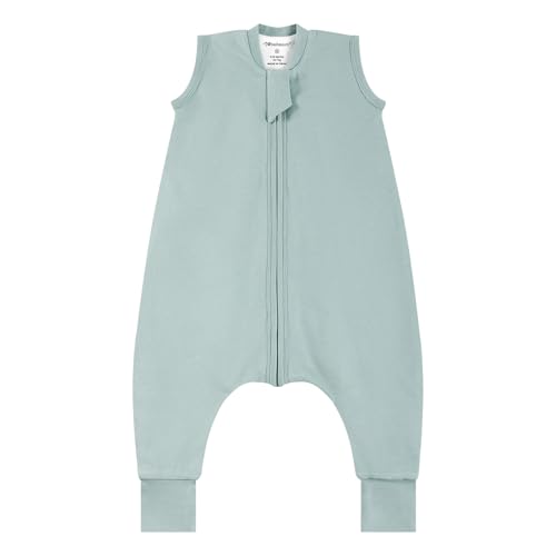 Mosebears Saco de Dormir para Bebé 1.0 Tog   Saco de Dormir de Algodón para Recién Nacidos, Niños y Niñas(Sage,XL(3 4 Años))