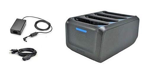 Symbol 4-Port Battery Charging Cradle Kit for TC77, TC72, TC75, TC70 Android Scanners | SAC-TC7X-4BTYPP-01 (Power Assembly Included) (Renewed)