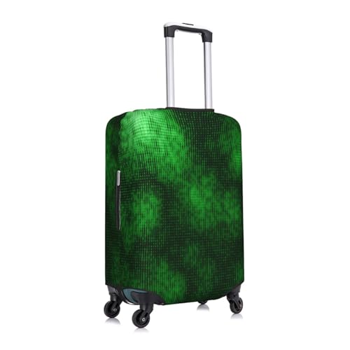 Big Data Green Data Luggage Cover for Suitcase, Suitcase Cover Protector Fit 18-21 Inch Luggage Travel Accessories, S3