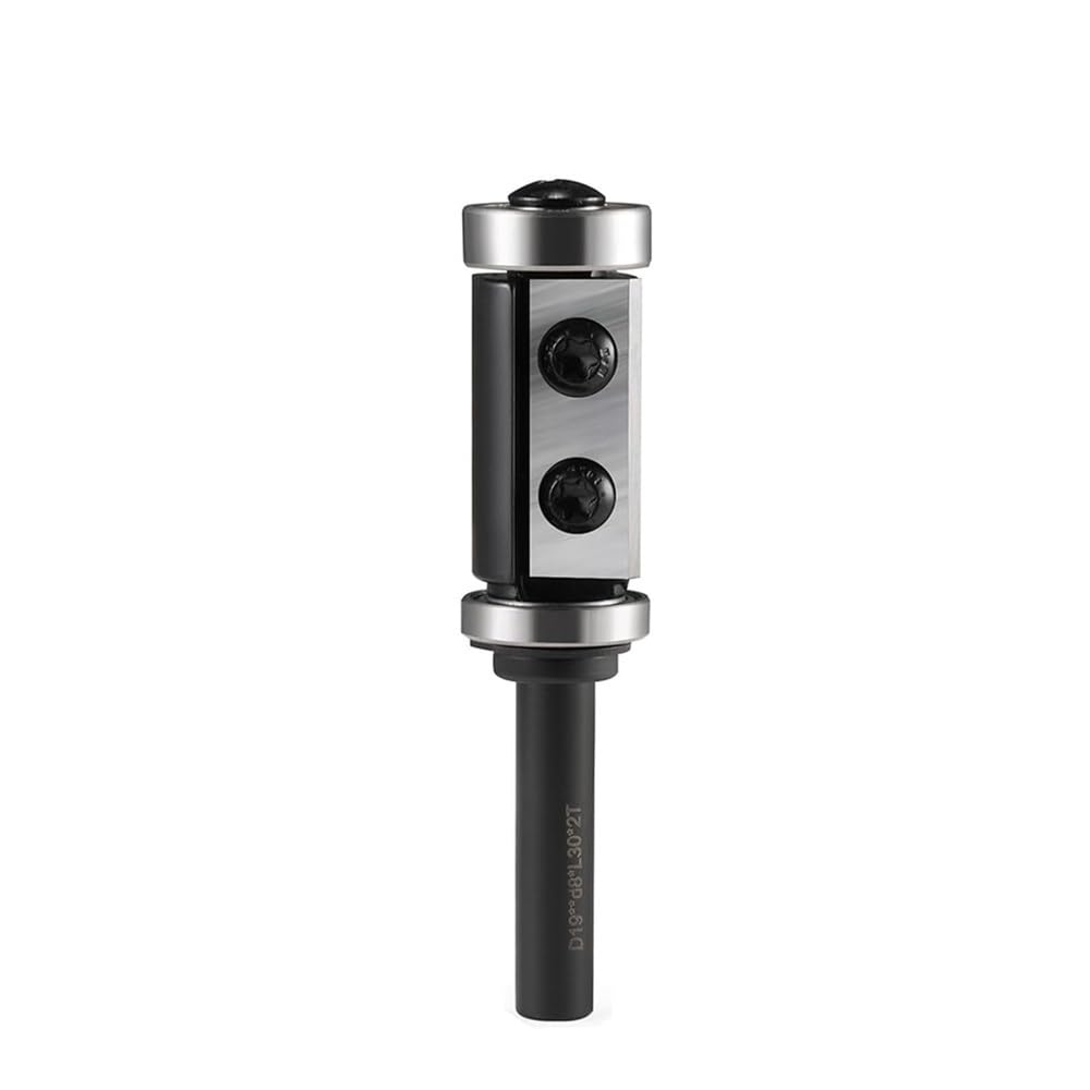 Broca enrutadora de recorte reemplazable con rodamientos superiores e inferiores