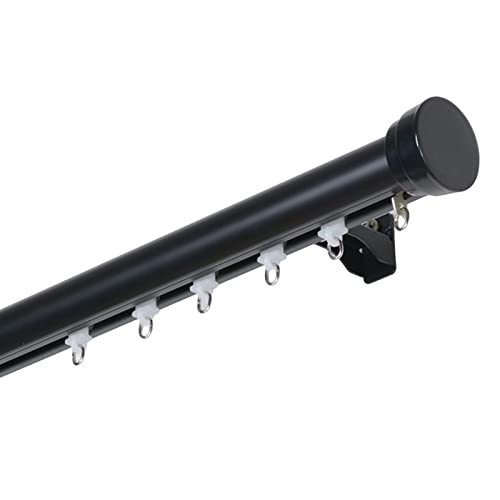 Wall Mounted Curtain Rods For Windows 1 To 6 M, Elegant Curtain Track Set, Aluminum Heavy Duty...