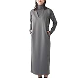 [グンゼ] アドバンスレーベル(ADVANCELABEL) ダンボールニットワンピース ALY541 ブラック M