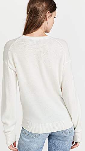 Image of Theory Women's Long Sleeve V-Neck Cashmere Pullover Sweater