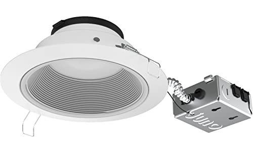 Juno Jpdz6Jb Rdb1 Wwh M6 Podz Series Canless Led Downlight, Switchable, Matte White, 6 Inch #TOP12