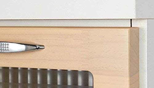 Amazon｜幅90cmキッチンカウンター ホワイト 白色 日本製 完成品 大川