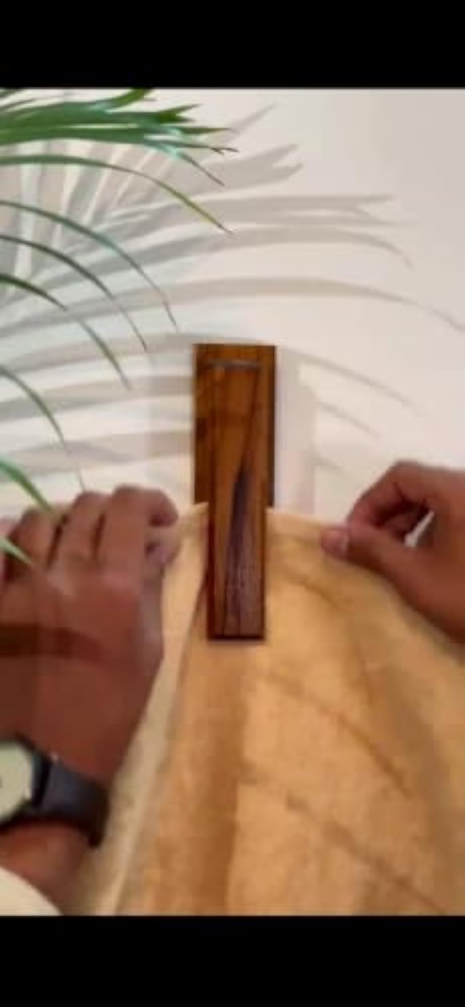 Wooden Towel Holder, Elegant Bathroom Accessory