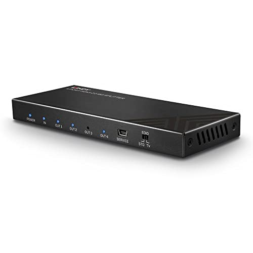 Divisor HDMI 2.0 18G LINDY para Conectar Consolas de Videojuegos y PC a Cuatro Monitores 2