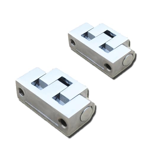 UCHAOCHE 亜鉛合金 CL335 工業用合金接続キャビネットドア 大/小分配ボックス 厚みのある耐荷重ヒンジ 2個(カラー:スモール-亜鉛合金)