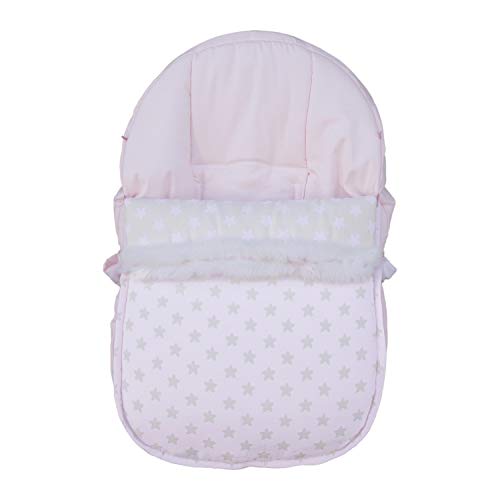 Saco de capazo Grupo 0 Rosy, Fabricado en paño Rosa (46 cm x 75 cm x 8 cm)
