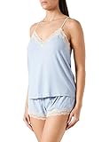 Une marque Amazon Marque Amazon - Iris & Lilly AMZ20SSBT09 Ensemble de Pyjama Femme - Bleu Clair - S