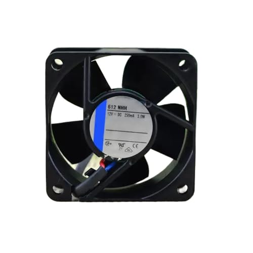 Hyyudiut Cooling Fan 612 NHH 612NHH DC 12V 250mA 3.0W 6cm 6025 60x60x25mm