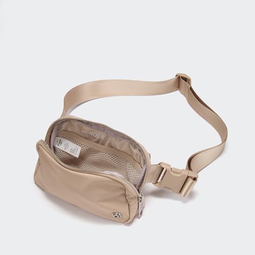 Image of Pander Everywhere Belt Bag for Women, Fashion Waist Packs, Crossbody Bags, Everywhere Belt Bag with Adjustable Strap (Raw Linen).