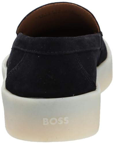 Image of BOSS Women's Suede Rubber Sole Loafers