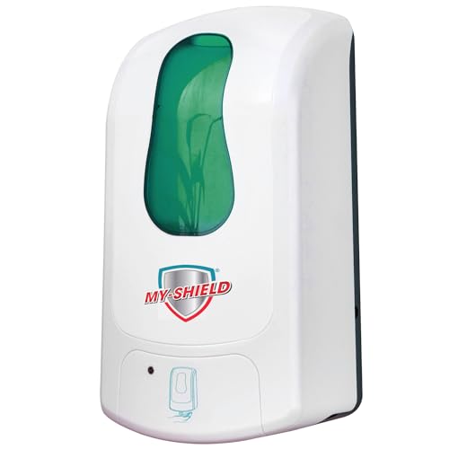 The My-shield® automatic hand sanitizer & sanitizing soap dispenser