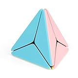 Cuberspeed MoYu Boomerang Pyramid Speed Cube for Speed Cube Beginner Beautiful Pastel stickerless Shades Puzzle Toy