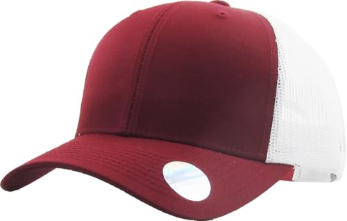 Image of Classic 6 Panel Cotton Twill Mesh Trucker Cap Hat Adjustable Snapback Hat