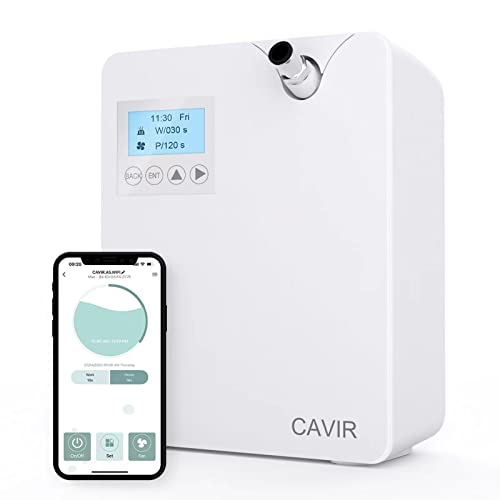 Cavir Smart Scent Air Machine for Home, Wterless Condensation Nebulization, 300 ML Oil Bottle, Long Service Life, Coverage up to 2000 SQFT of Fragrance, Can be Used with HAVC System