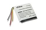 vhbw Batterie Compatible avec SanDisk Sansa Fuze 4GB, Fuze 8GB Lecteur de Musique MP3 (550mAh, 3,7V, Li polymère)