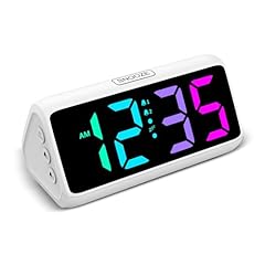 Netzu Loud Alarm Clock for Heavy Sleepers, RGB Alarm Clocks for Bedrooms Seniors Kids, Plug in Netzu Loud Alarm Clock for Heavy Sleepers, RGB Alarm Clocks for Bedrooms Seniors Kids, Plug in item