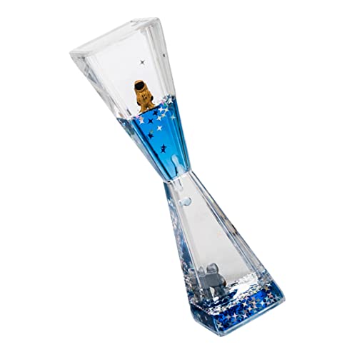 Cabilock 1 Pc Reloj de Arena de Astronauta Juguetes de Escritorio Temporizador de Reloj de Arena Timer relajacion cronómetro Temporizador de Arenas movedizas líquidas Reloj de Arena liquido
