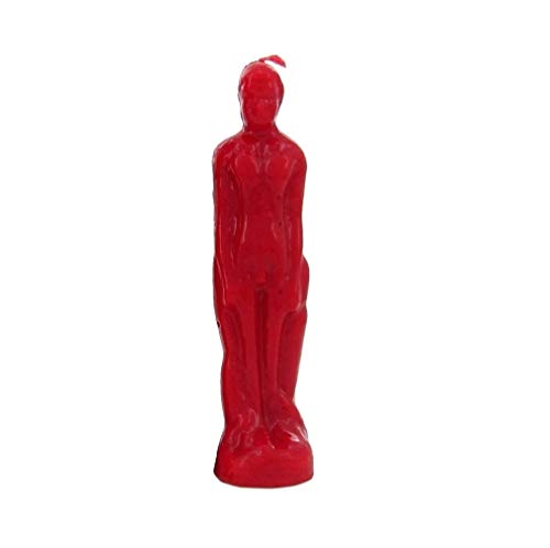AzureGreen Red Male Iconic Candle