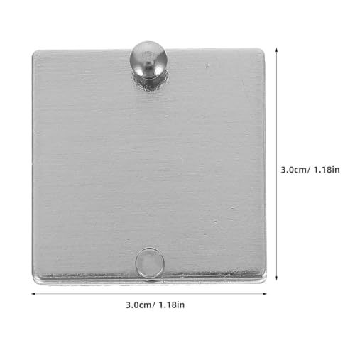 NUOBESTY Metal Door Viewer Peephole Privacy Cover con material de cobre y diseño antirrobo elegante para puertas y apartamentos miniatura 2