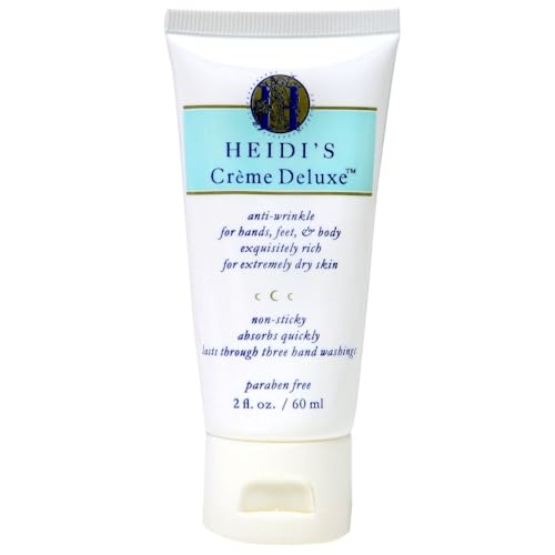HEIDI'S Creme Deluxe Intensive Anti Wrinkle Hand Cream - Luxury Hand Repair Moisturizer with Shea Butter - Professional Salon Quality - Made in USA, Cruelty Free - 2 Ounce (Original Freesia) image 5