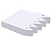 Produktbild KINGLAKE 100 Stück 10 x 2 cm Weiß Pflanzenstecker Plastik Pflanzenschilder mit Loch,Kunststoff Etiketten Pflanzen Stecketiketten Wasserdicht