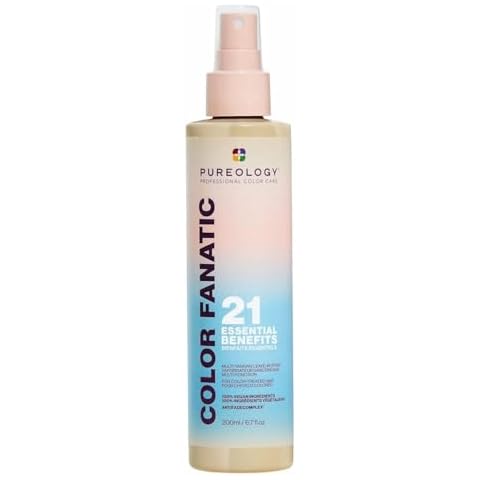 Pureology Color Fanatic Leave-in Conditioner Hair Treatment Detangler Spray | Protects Hair Color From Fading | Heat Protectant | Vegan | 6.7 Fl Oz Cover