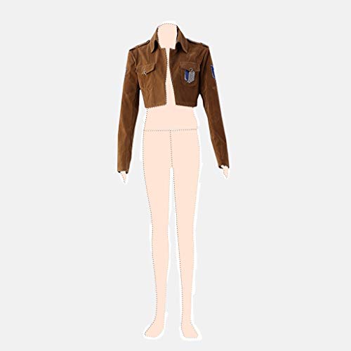 Dream2Reality Attack on Titan Cosplay Costume Mikasa Ackerman Coat XXX-Large